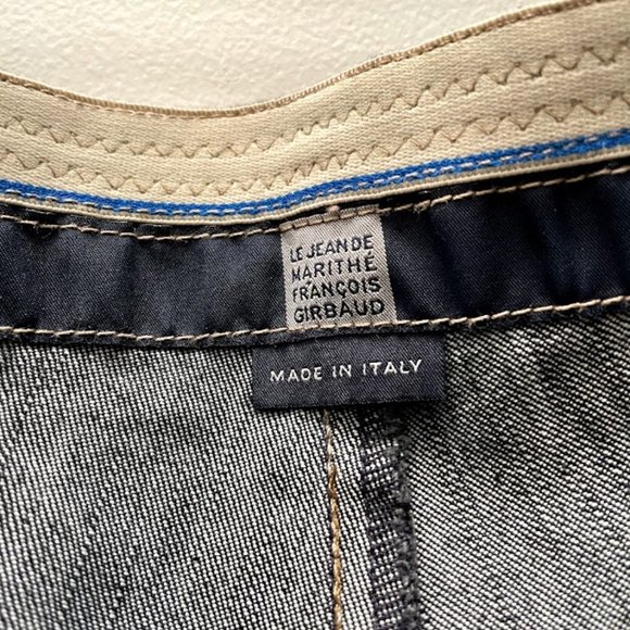 Le Jean de Marithe + Francois Girbaud Dark Wash Flare Denim - Picture 3 of 6